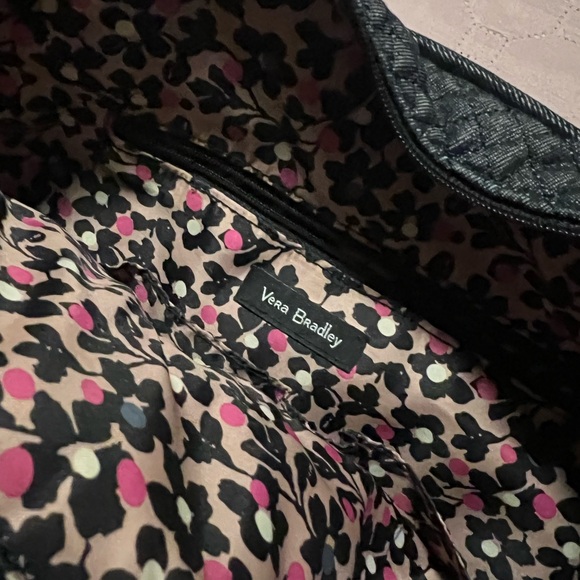 Stylish Black Quilted Women's Bag Vera bradley - Picture 2 of 4